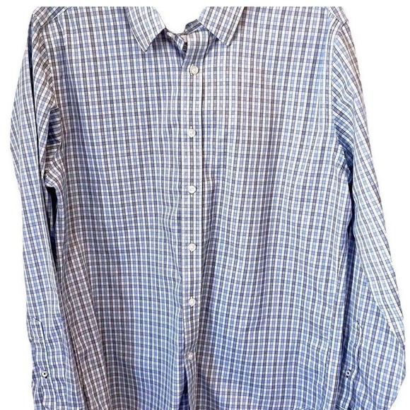 UNTUCKit Other - UNTUCKit large Blue/White Button Down‎ Shirt no iron Classic Long Sleeve Casual